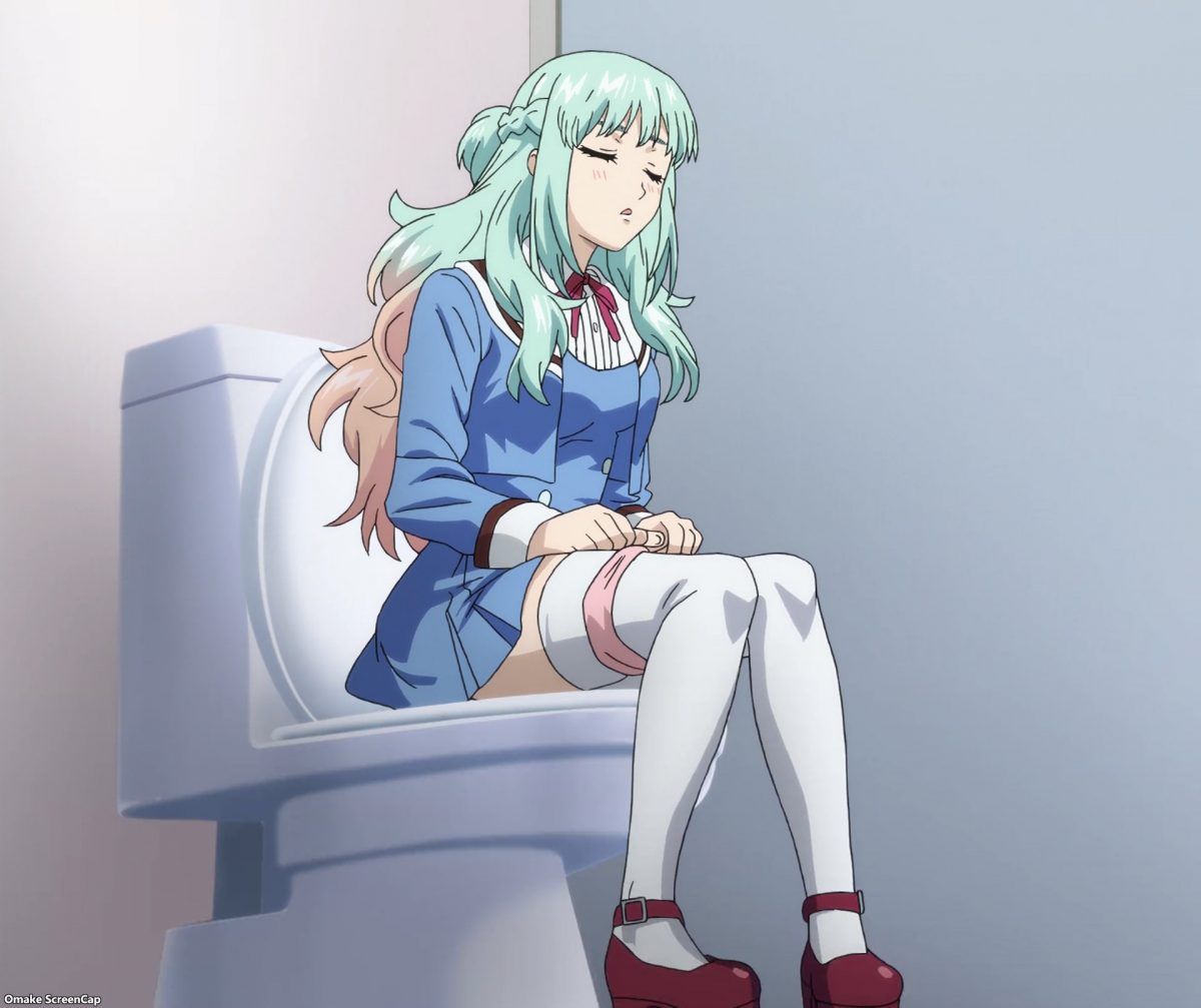 High Rise Invasion Episode 9 Kuon Sits On Toilet