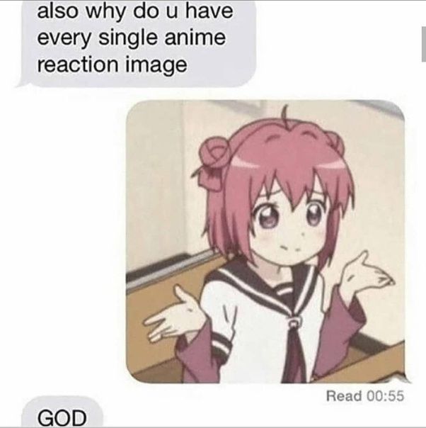 Why Do You Have Every Single Anime Reaction Meme culture in japan
