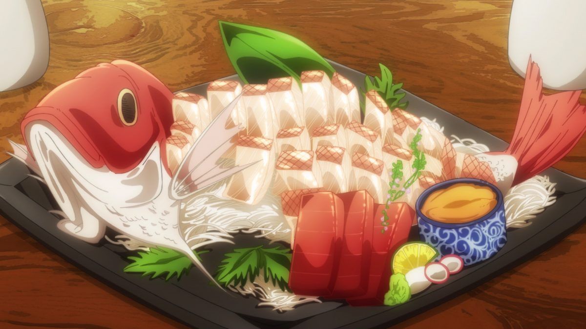 Ganbare Doukichan Episode 3 Expensive Sashimi