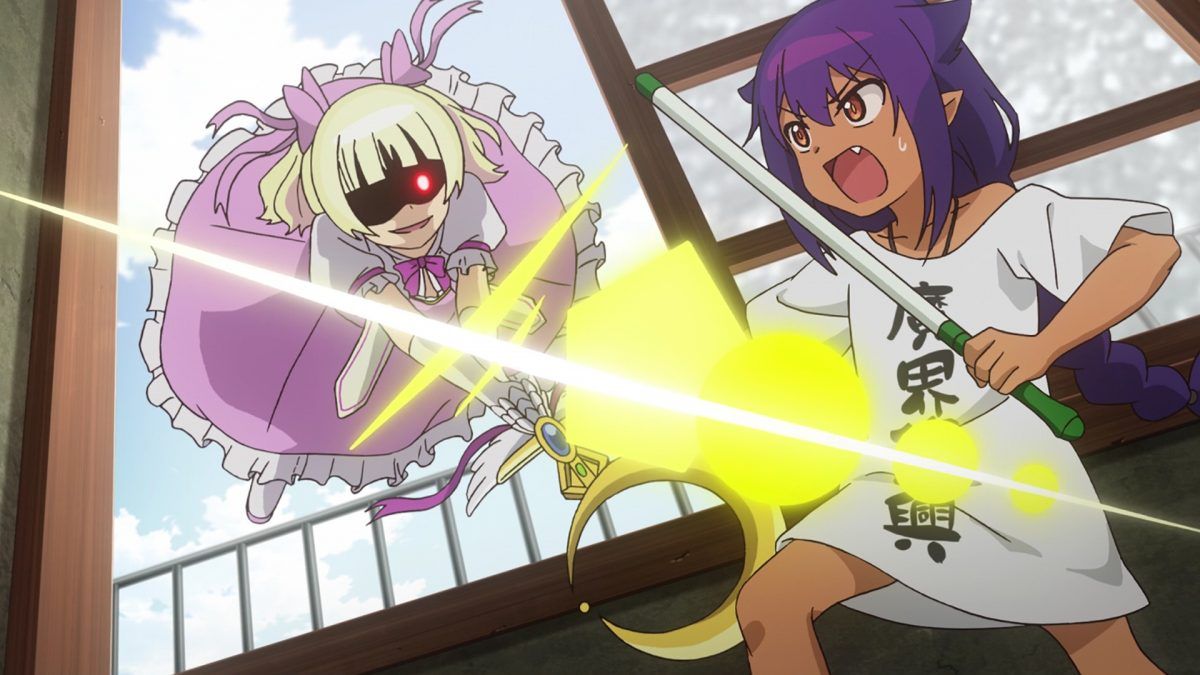 The Great Jahy Will Not Be Defeated! Episode 9 Magical Girl Jumps Through Window