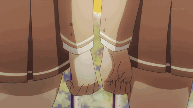 Censored Handholding Anime