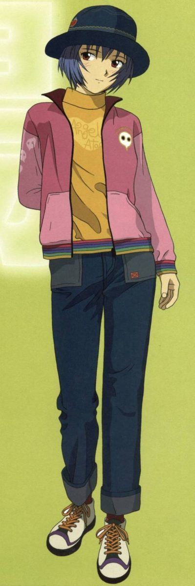 Ayanami Rei Megumi Hayashibara Wearing Jeans