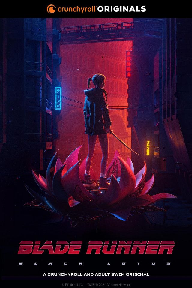 Blade Runner Black Lotus Anime Poster
