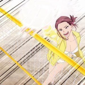 The Way Of The Househusband Episode 6 Miku Spikes Volleyball