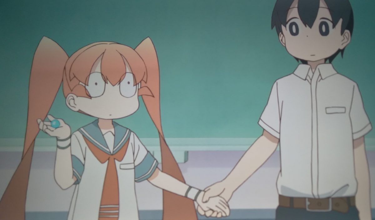 How Clumsy You Are Miss Ueno Tanaka And Ueno Holding Hands - Moe