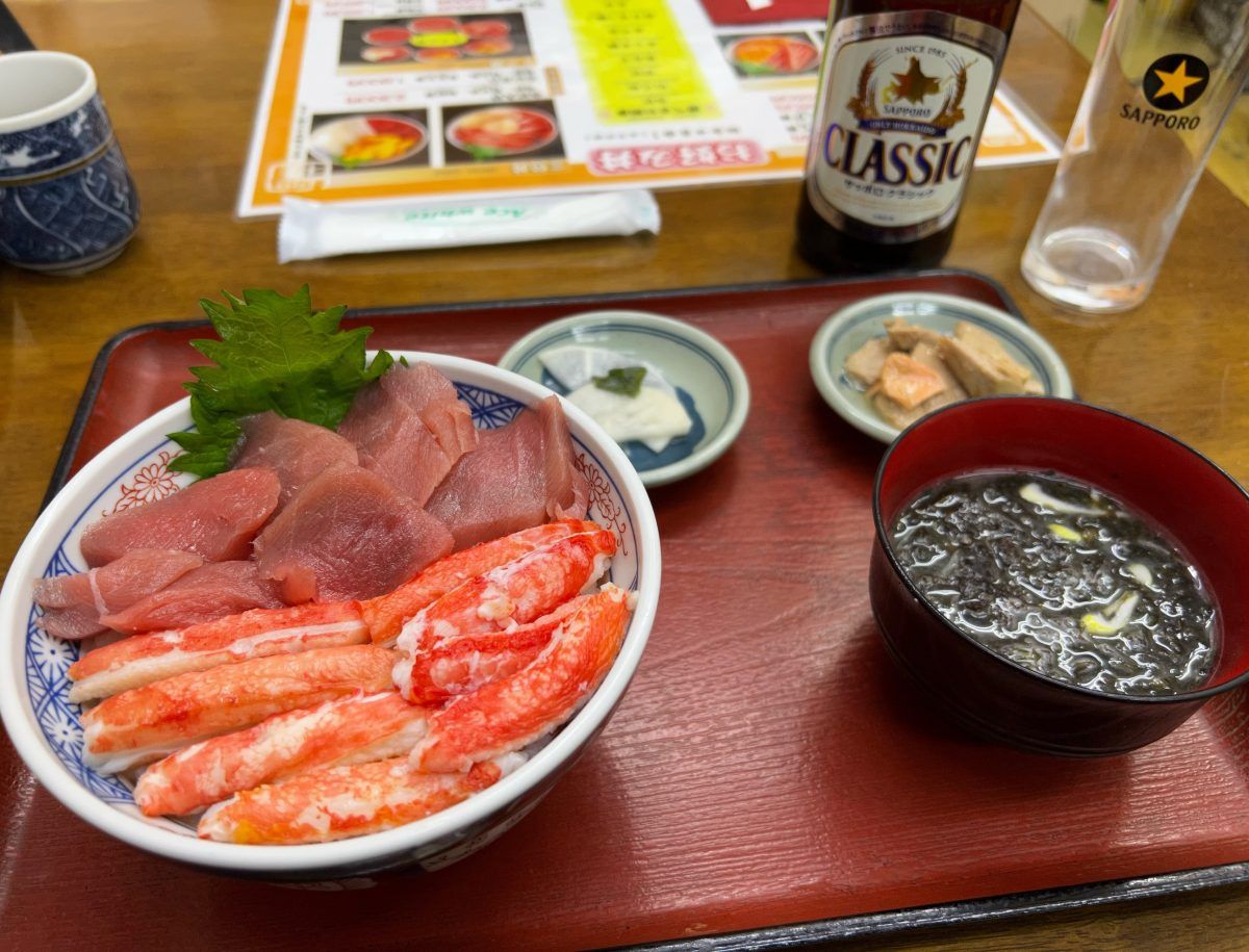 A Tasty Breakfast Of Seafood At The Hakodate Morning Market