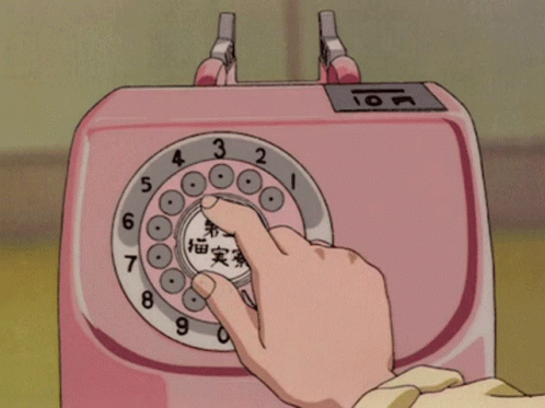 Classic Anime Telephone From Japan