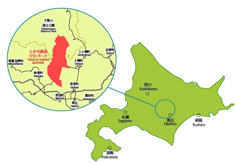Tokachi Map In Hokkaido