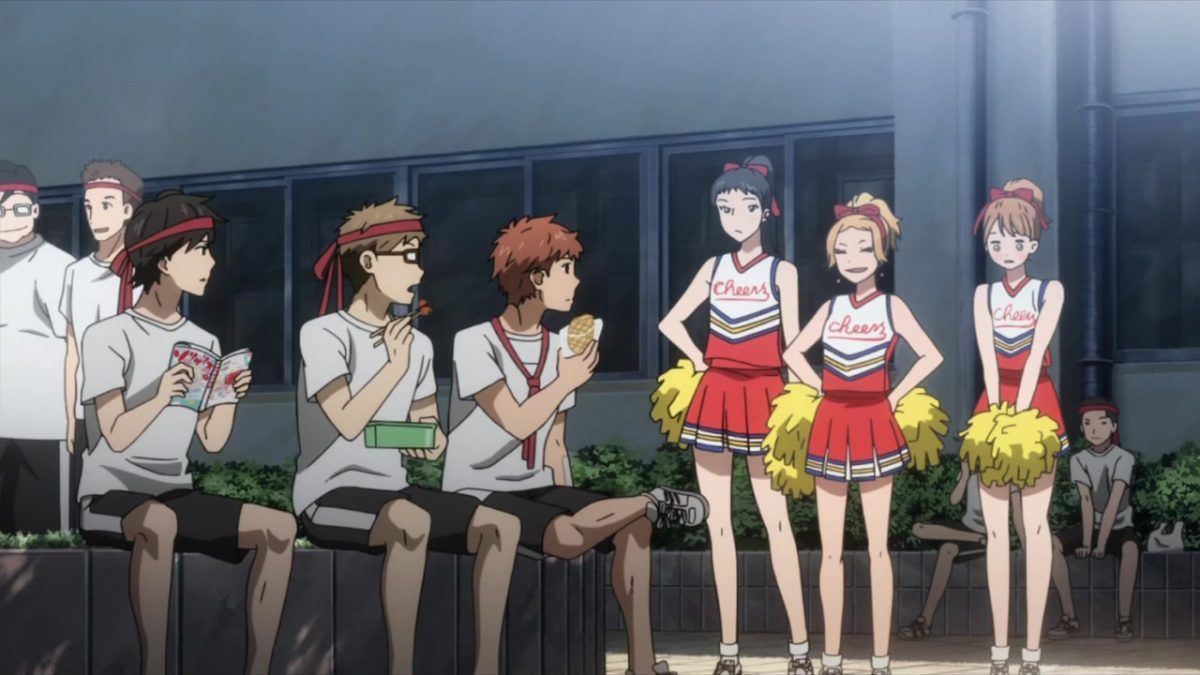 Orange Cast Cheerleaders Anime Visual