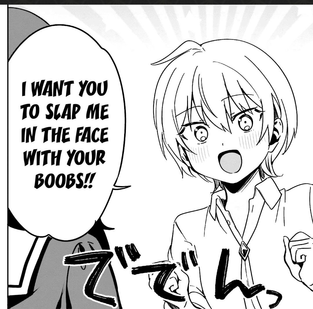 I Want You To Slap Me In The Face With Your Boobs Manga Panel