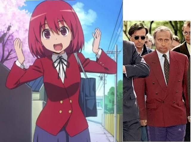 Vladimir Putin Does Anime Cosplay