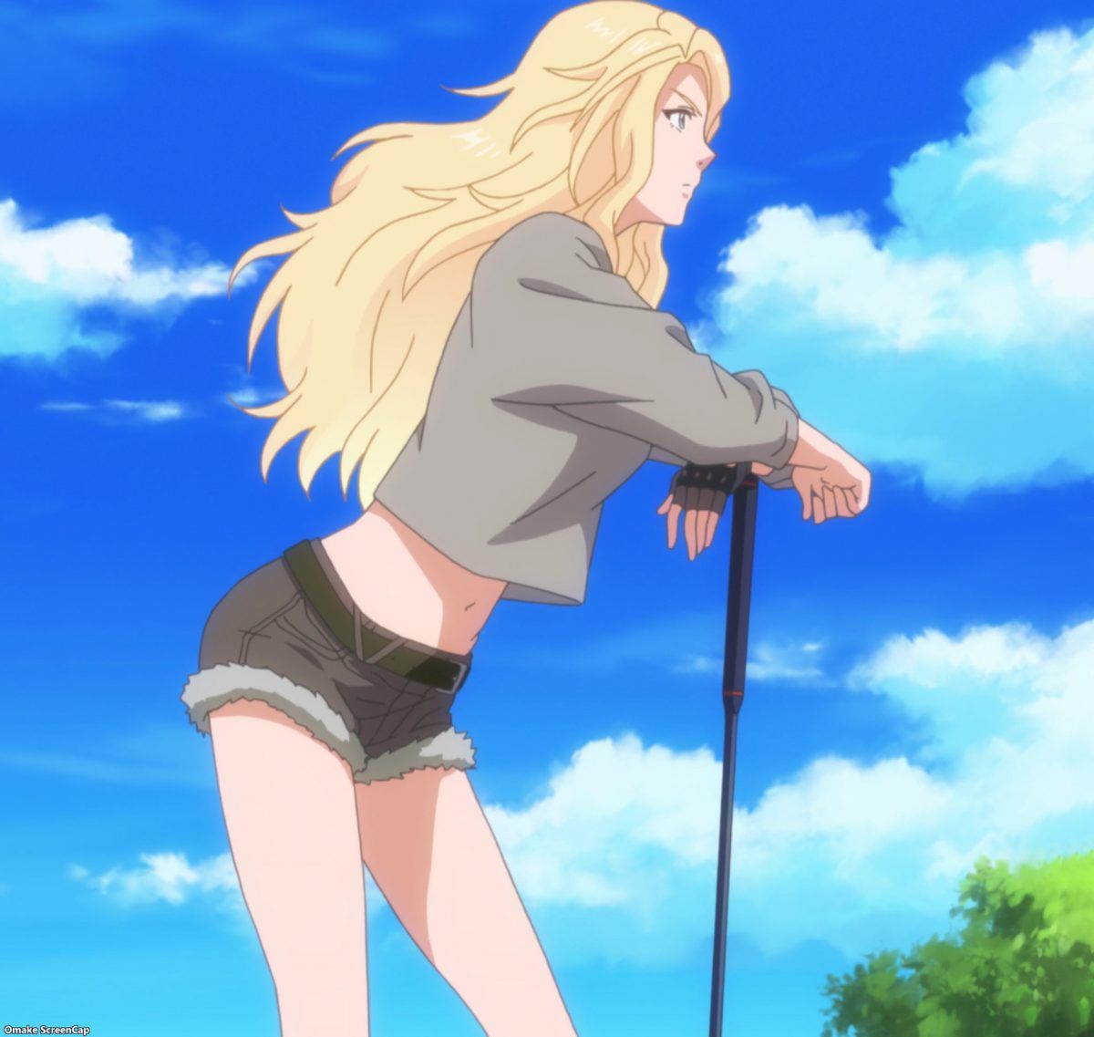 Birdie Wing Golf Girls' Story Episode 2 Eve Leans On Driver