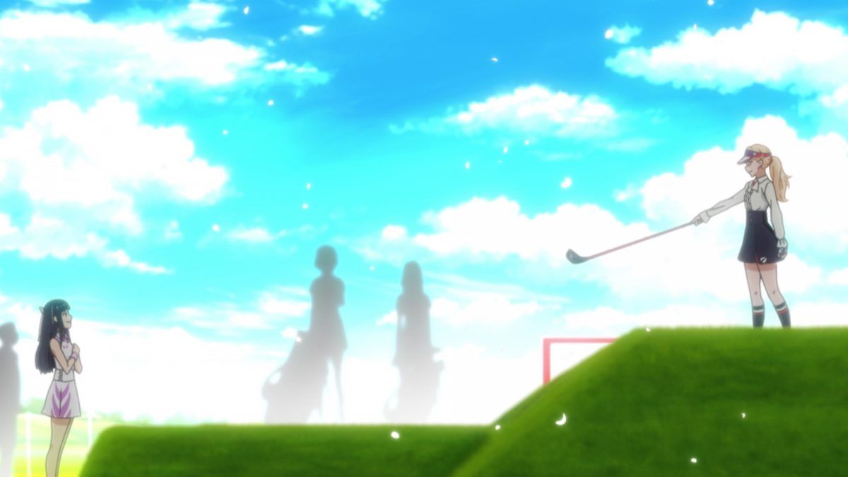 Birdie Wing Golf Girls' Story Episode 3 Eve Points At Aoi