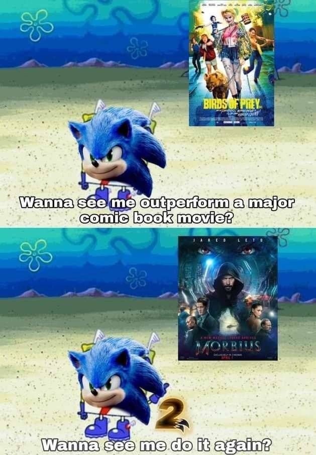 Sonic Outperform Movie