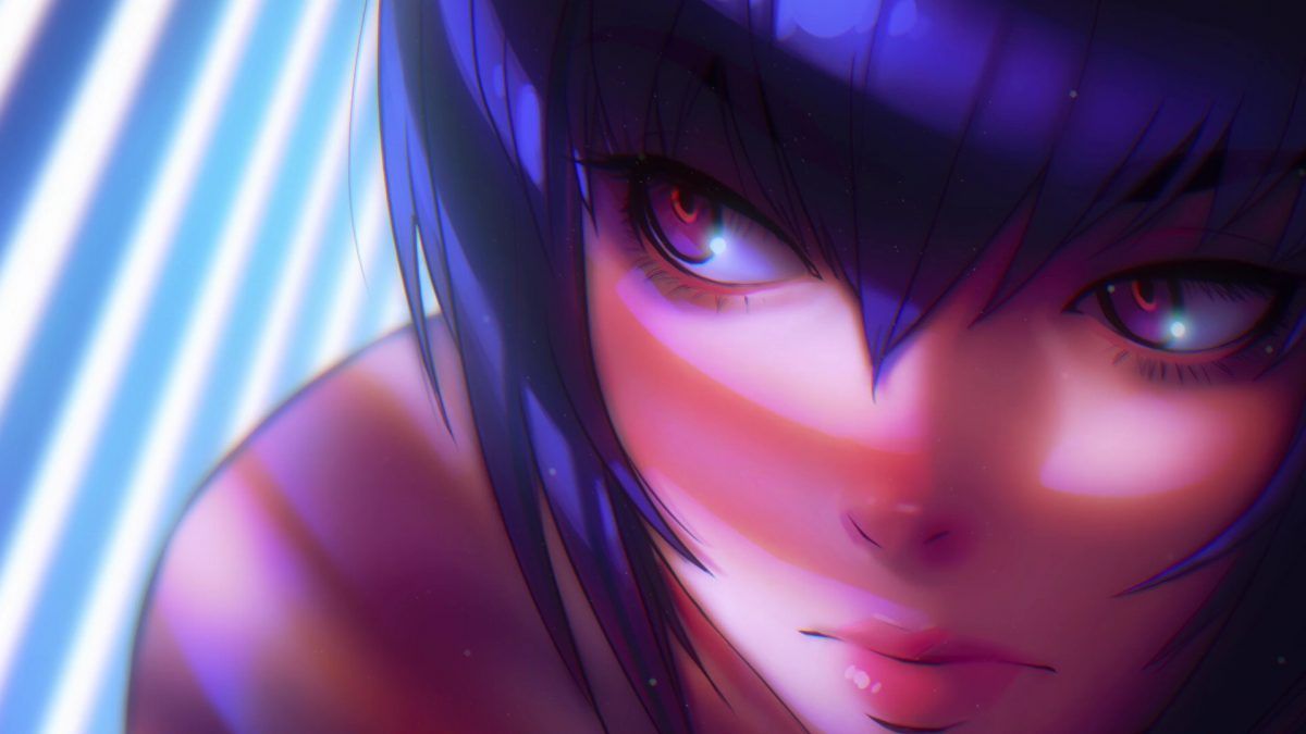 Ghost In The Shell SAC 2045 S2 ED Motoko Peers Through Blinds