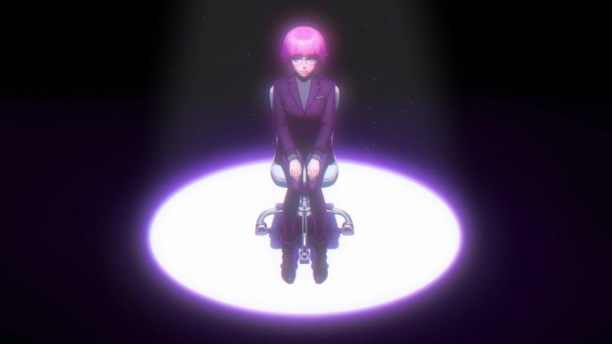 Ghost In The Shell SAC 2045 S2 ED Purin Sits In Chair
