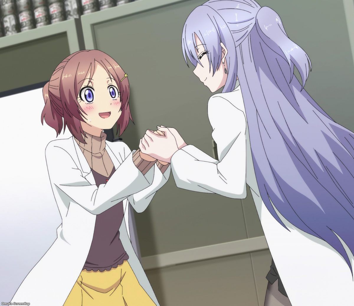 Science Fell In Love, So I Tried To Prove It S2 Episode 7 Ayame Holds Kotonoha's Hands