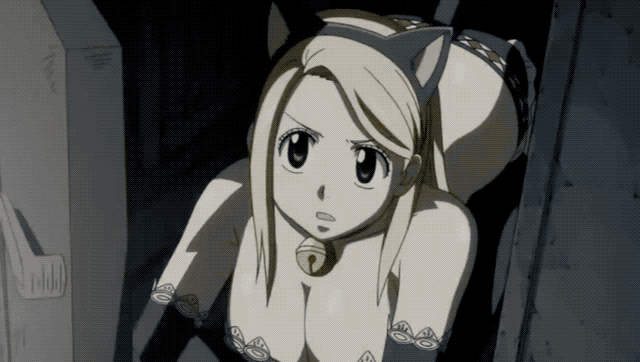 Fairy Tail Anime Catgirl on Cat Day