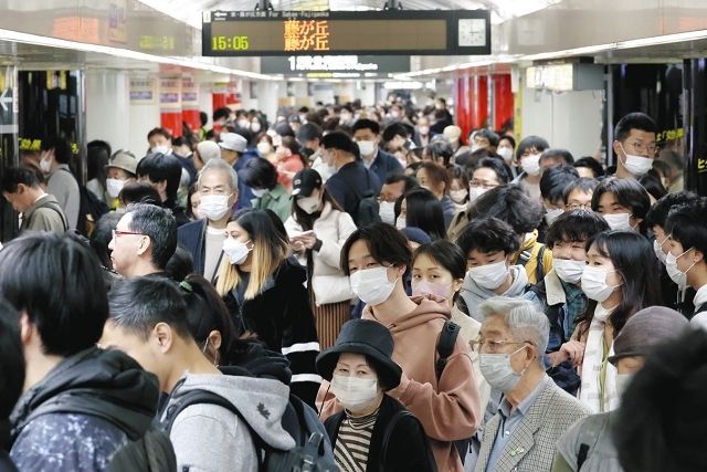Japanese People Wearing Masks