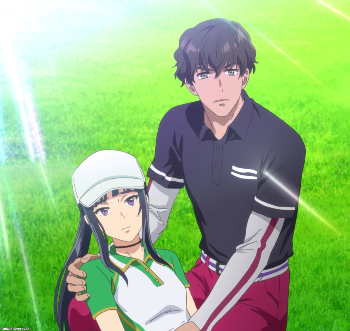 Birdie Wing Golf Girls' Story Episode 14 Amuro Cradles Aoi