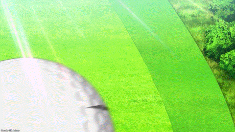 Birdie Wing Golf Girls' Story Episode 14 Aoi's Ball Bounces Off Rock