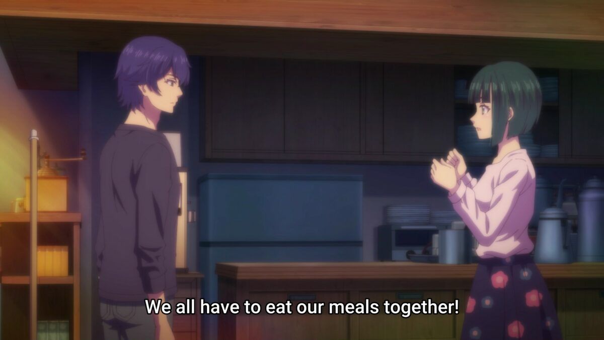 Goddess Cafe Terrace Episode 2 Shiragiku Wants Family Dinner