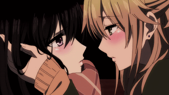 Citrus Lesbian Anime Kiss