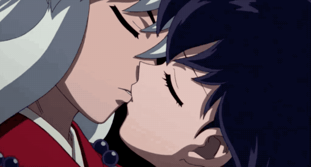 Anime kiss kiss GIF on GIFER  by Adolis