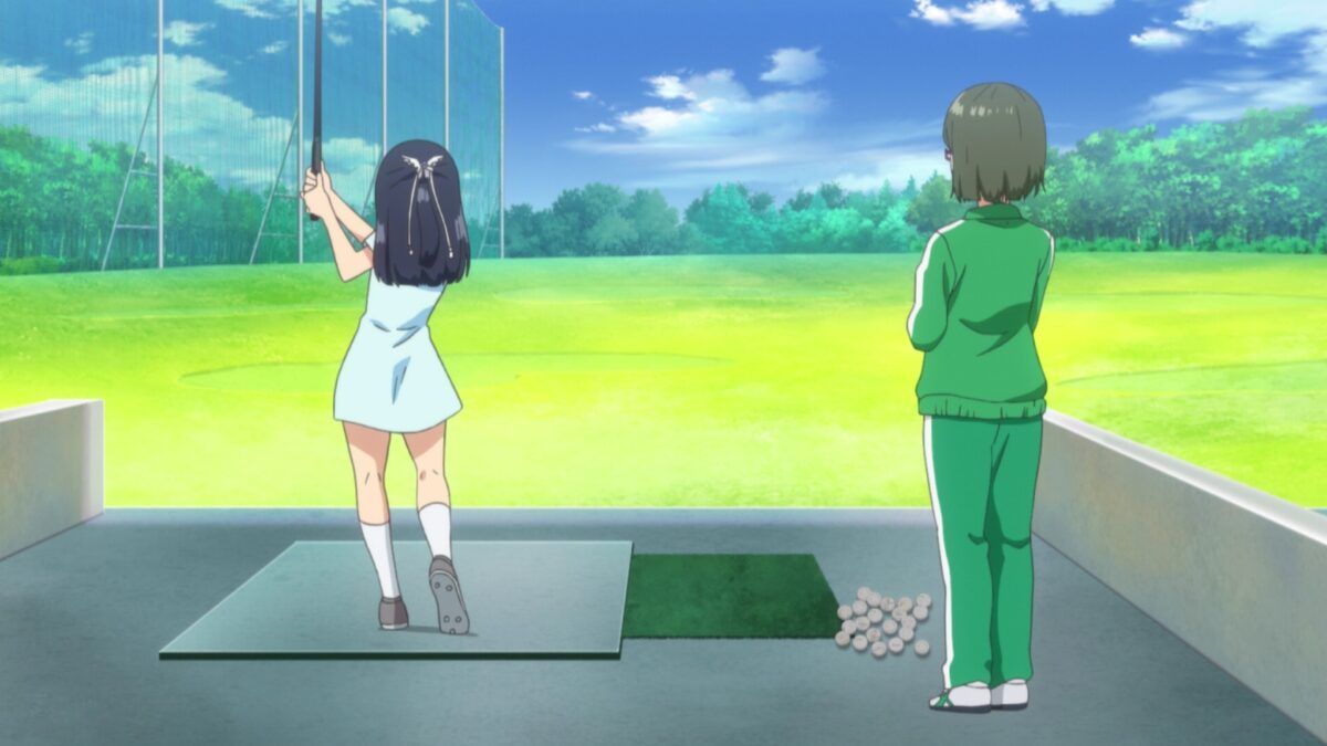 Birdie Wing Golf Girls' Story Episode 20 Amane Watches Aoi Practice