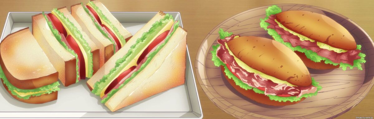 Goddess Cafe Terrace Episode 6 Different Sandwiches