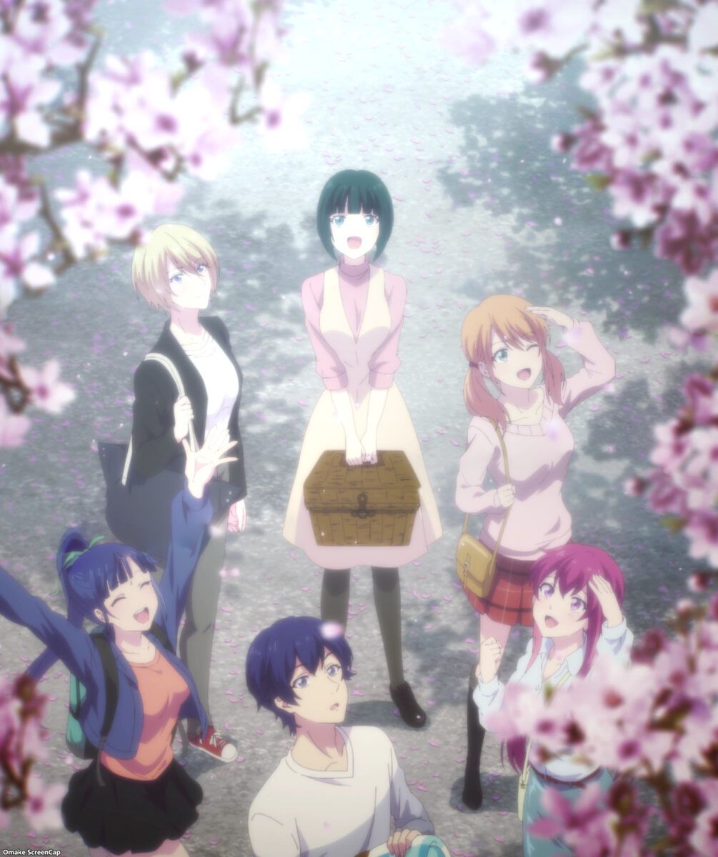 Goddess Cafe Terrace Episode 6 Familia Watches Cherry Blossoms