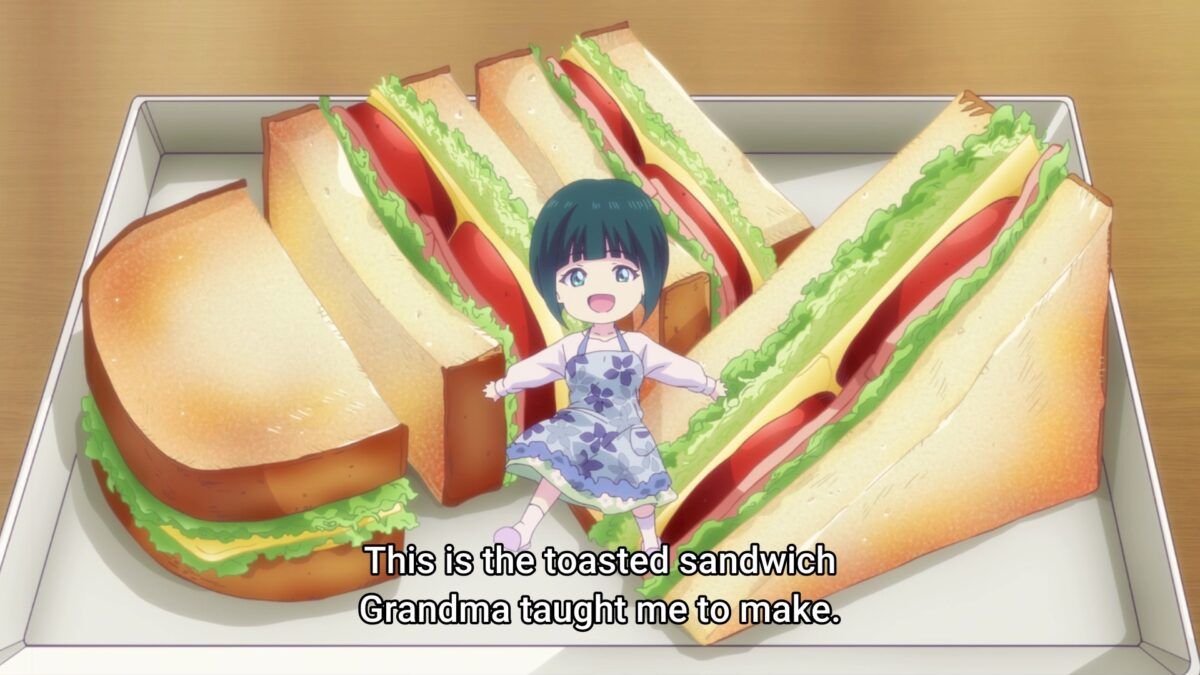 Goddess Cafe Terrace Episode 6 Shiragiku's Grandma Toasted Sandwich GLG