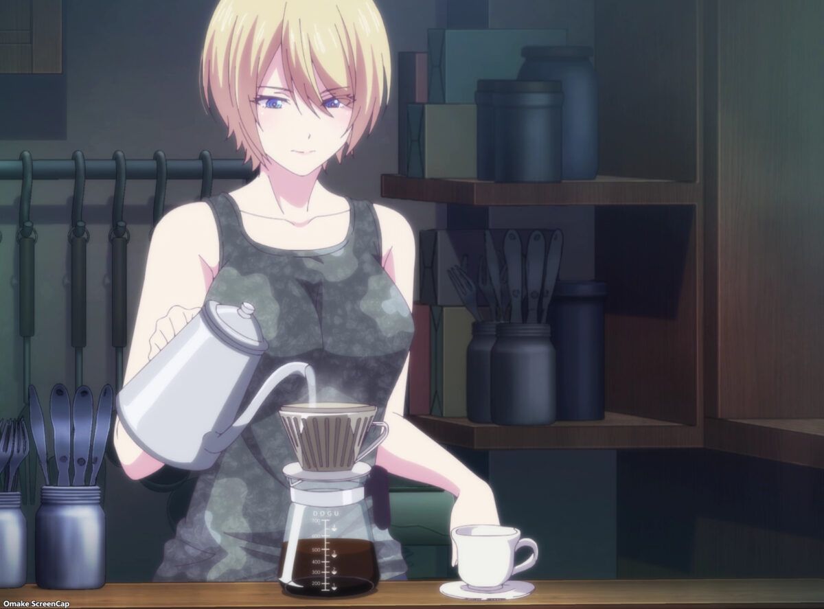 Goddess Cafe Terrace Episode 7 Akane Brews Coffee For Mother