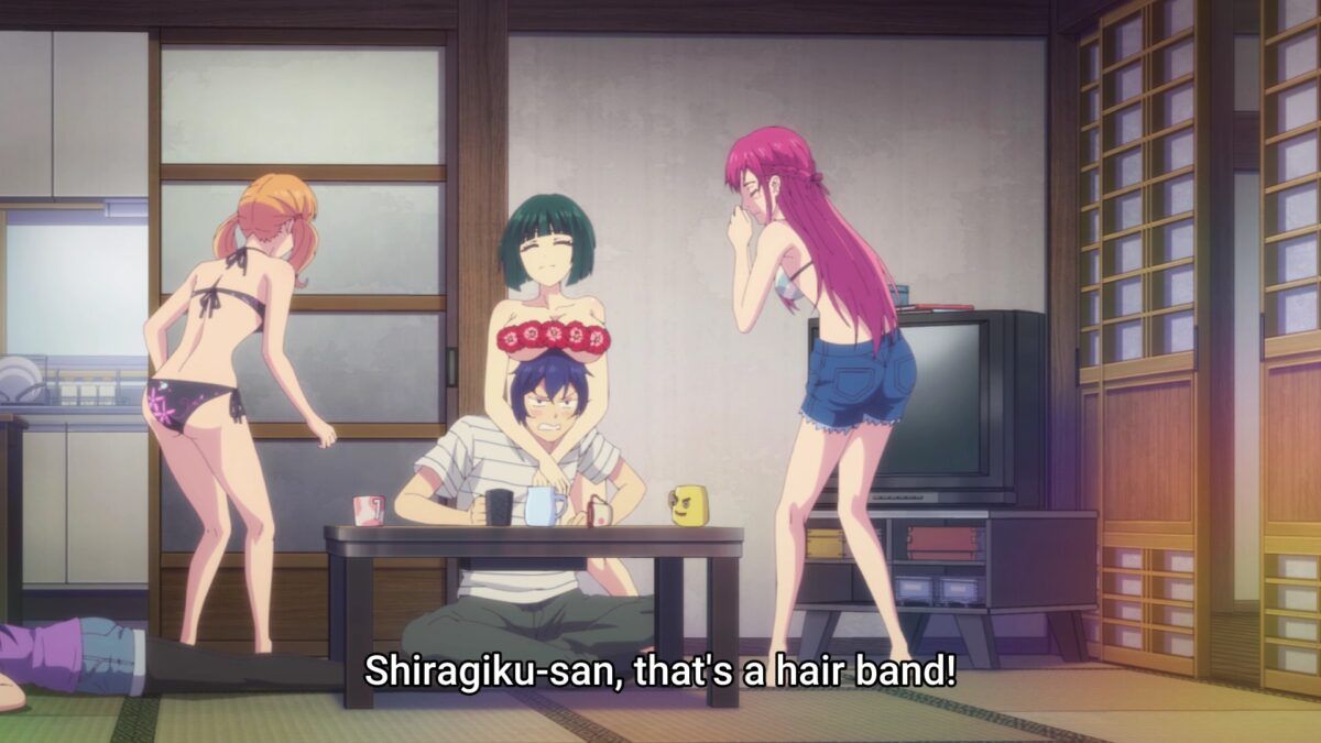 Goddess Cafe Terrace Episode 8 Shiragiku Wears A Hair Band DG