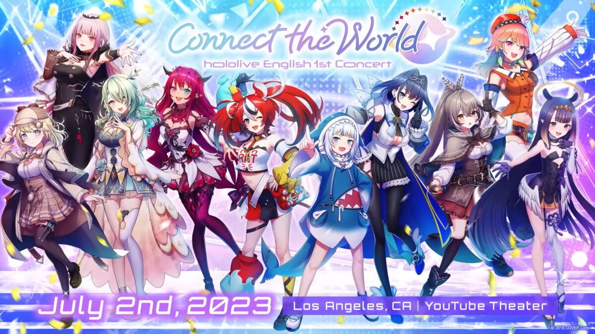 Hololive English 1st Concert Connect The World Announce10