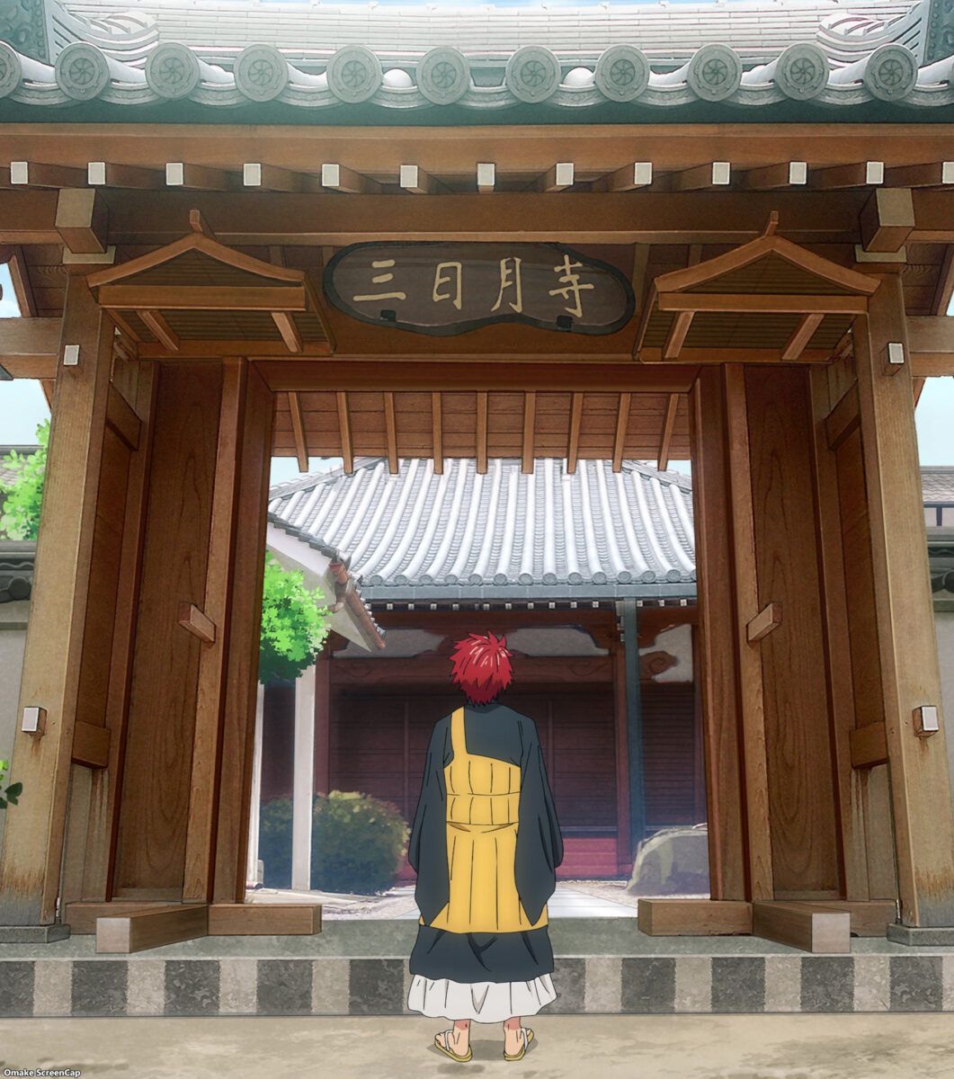 TenPuru Episode 1 Akemitsu At Temple Gate
