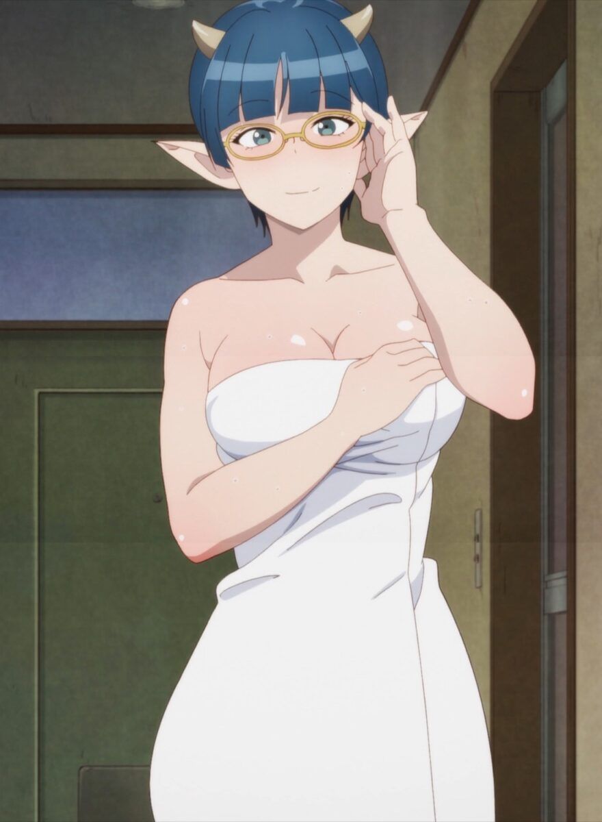 Zenia Wearing A Towel
