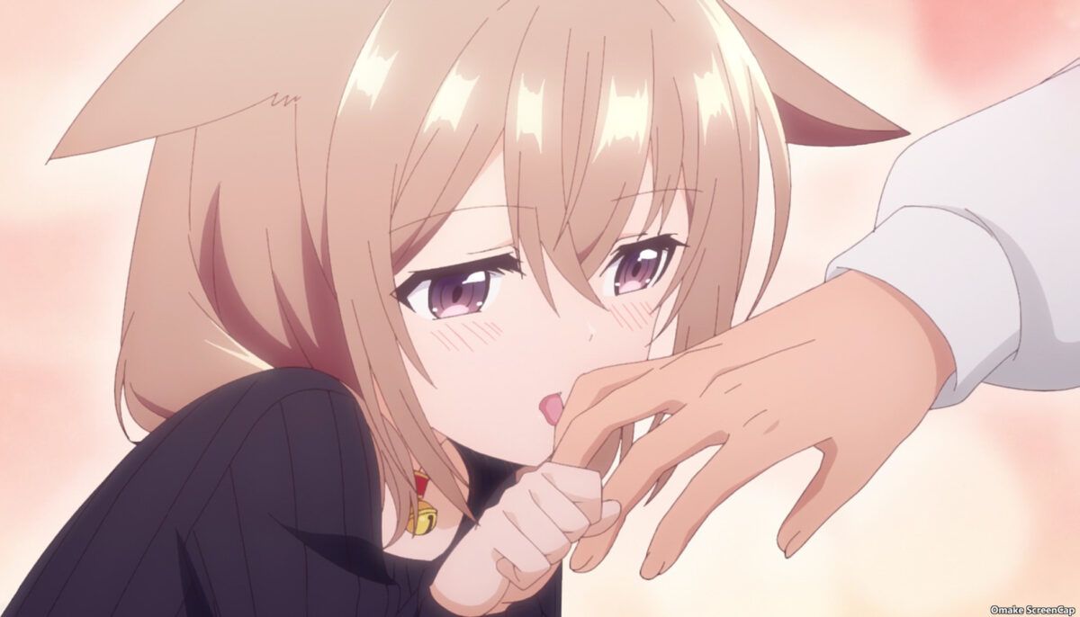 My Tiny Senpai Episode 6 Shiori Neko Licks Hand