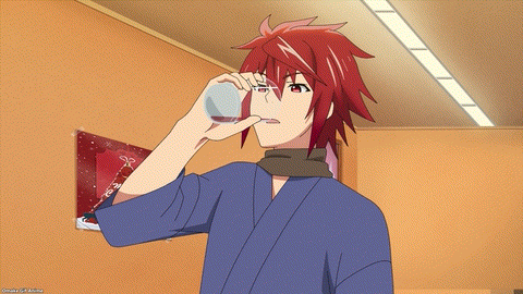 TenPuru Episode 8 Akemitsu Drinks Hot Juice