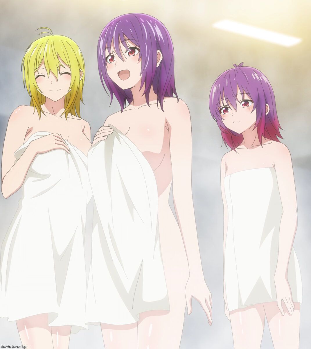 TenPuru Episode 8 Aoba Sisters Bath Towels