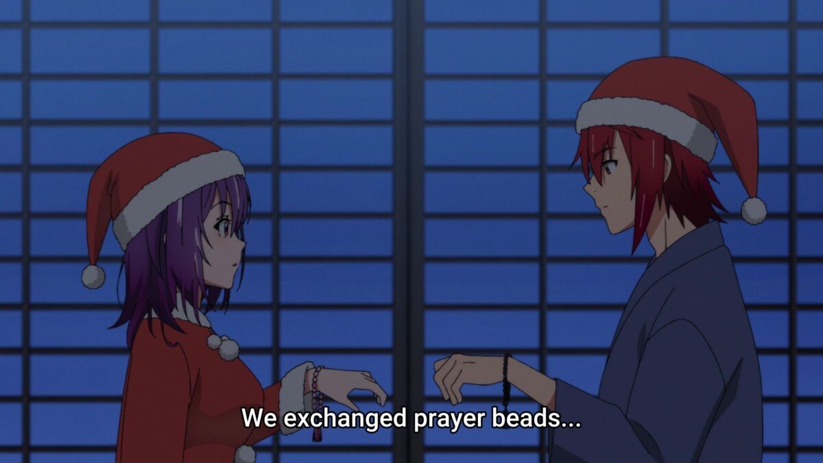 TenPuru Episode 8 Yuzuki Akemitsu Prayer Beads Exchange