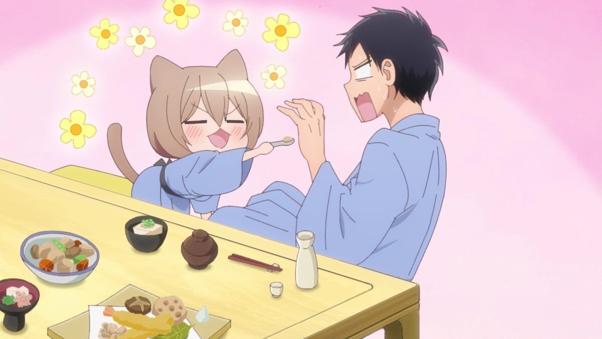 My Tiny Senpai Episode 8 Shiori Drunk Feeding Shinozaki