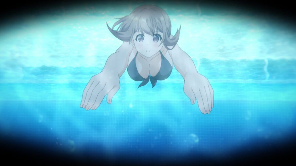 My Tiny Senpai Episode 8 Shiori Underwater